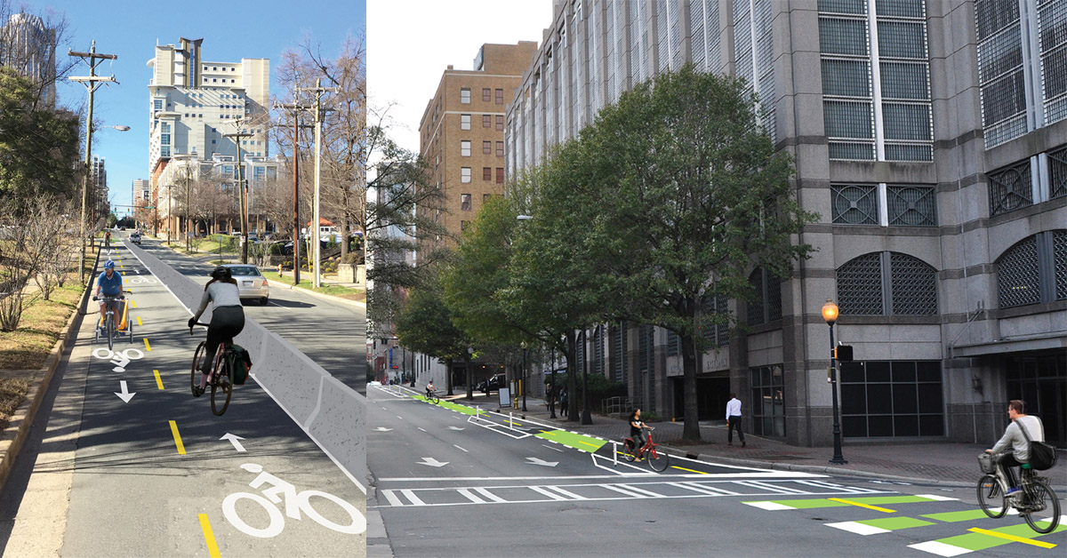 Uptown Cycle Track - Moving Charlotte toward a 