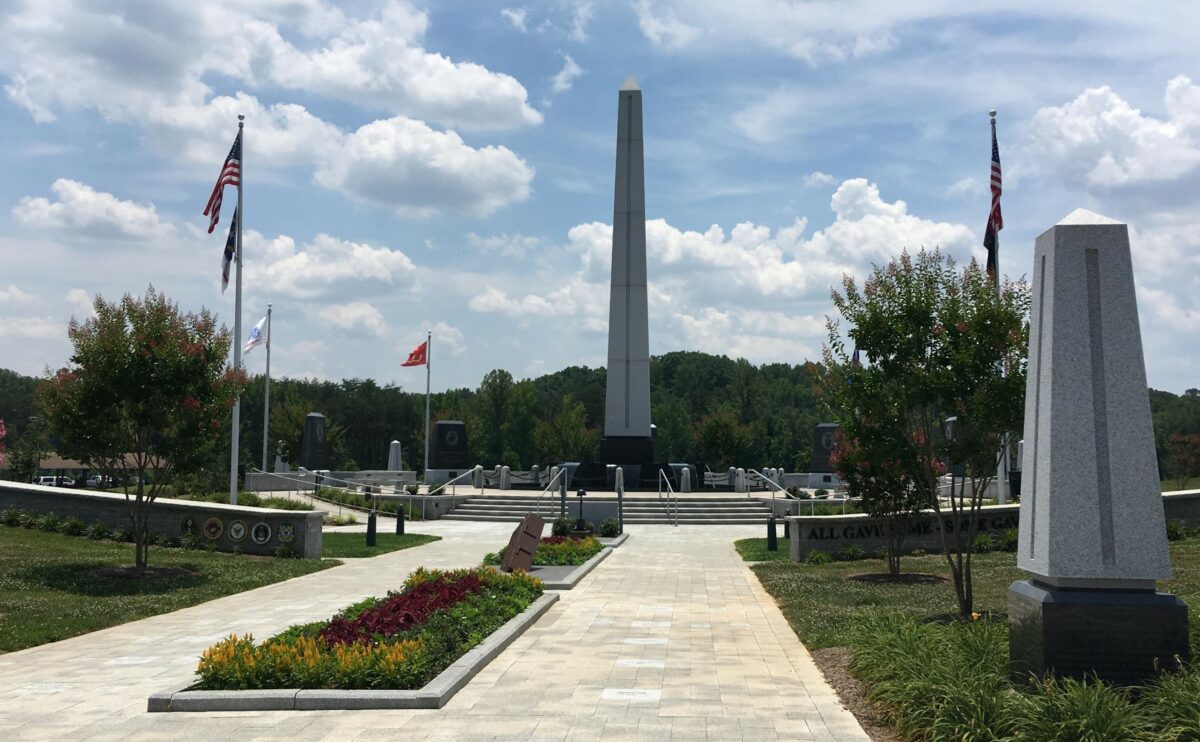 Guilford Co Field of Honor monument crop 2