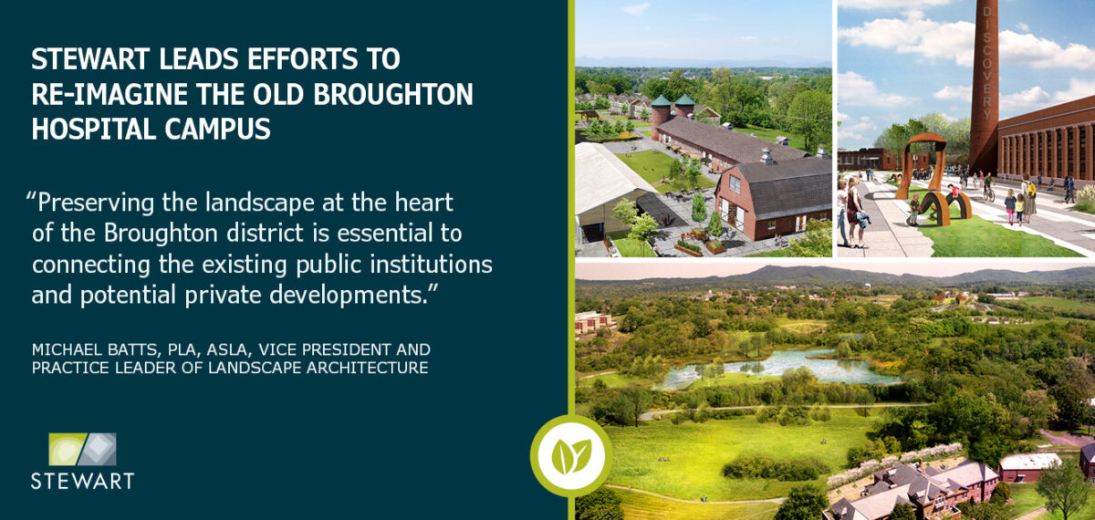 Stewart Leads Efforts to Re-imagine the Old Broughton Hospital Campus