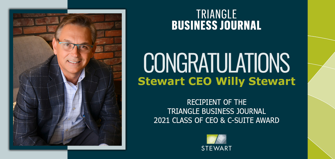 Willy Stewart Recognized among the 2021 TBJ CEOs of the Year!