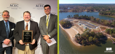 Stewart recognized with an ACEC-SC Engineering Excellence Award