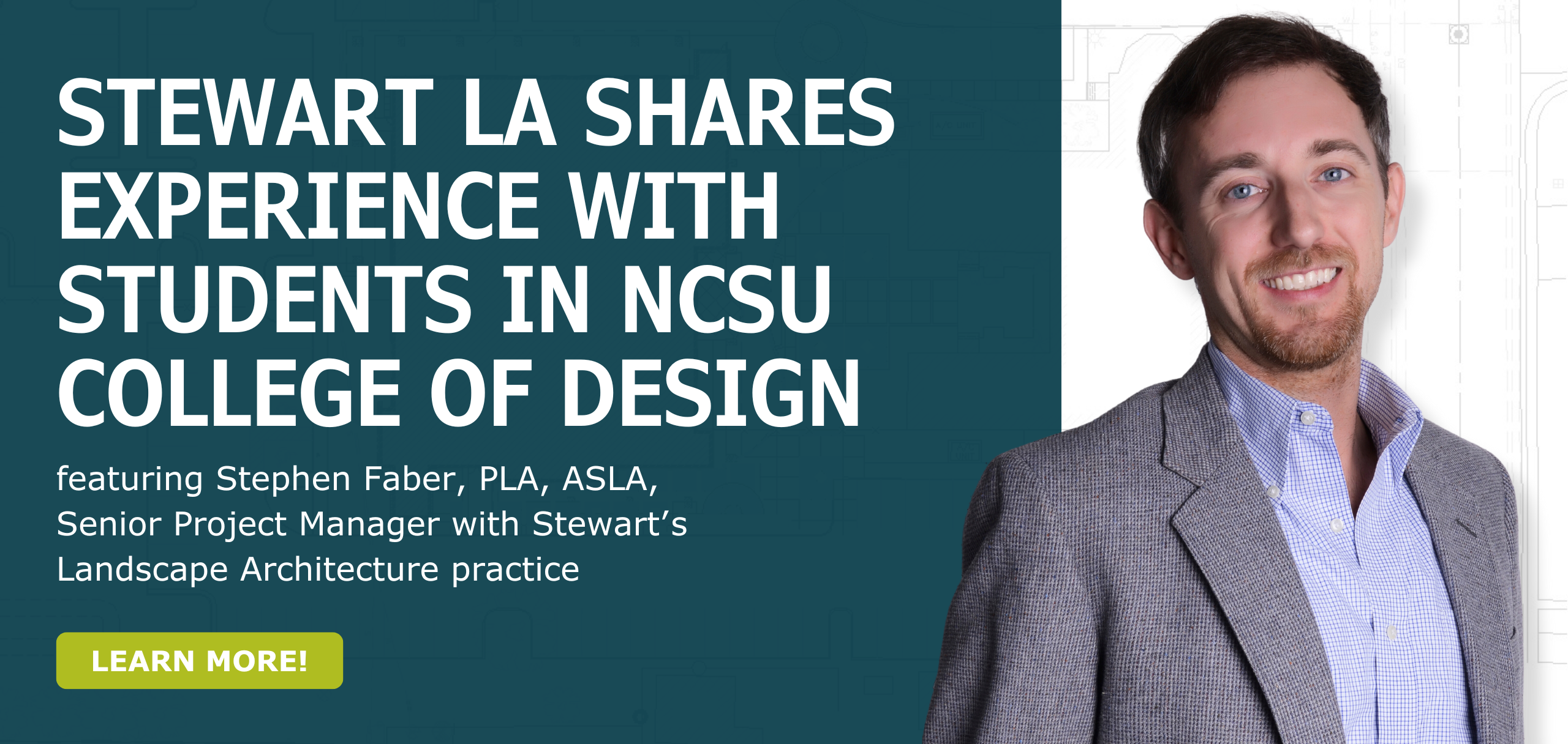 Stewart LA Shares Experience with Students in NCSU College of Design